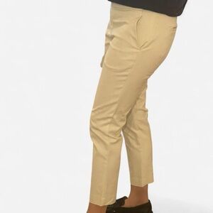 Uniqlo cream ankle length pants